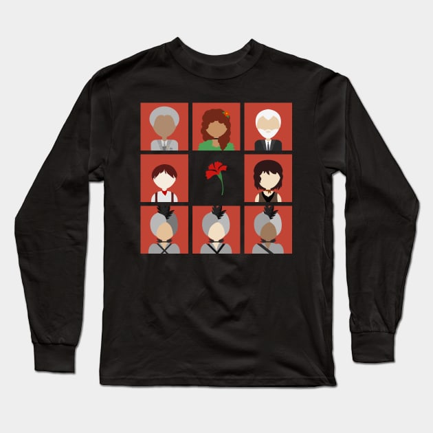 Hadestown Icons Long Sleeve T-Shirt by byebyesally